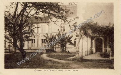 Carte postale ancienne Couvent — Le Cloître — Corme-Écluse (Charente-Maritime)