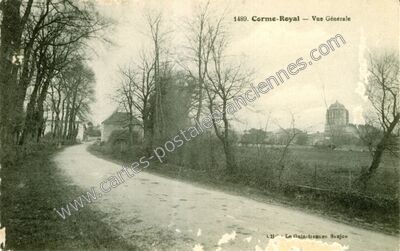 Carte postale ancienne Vue Générale — Corme-Royal (Charente-Maritime)