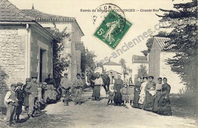 Carte postale ancienne Coulonges