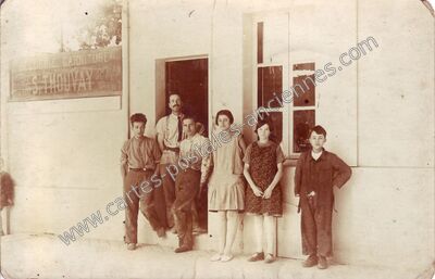 Carte postale ancienne Sellerie Garniture — Courcoury (Charente-Maritime)