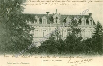 Carte postale ancienne Le Couvent — Cozes (Charente-Maritime)
