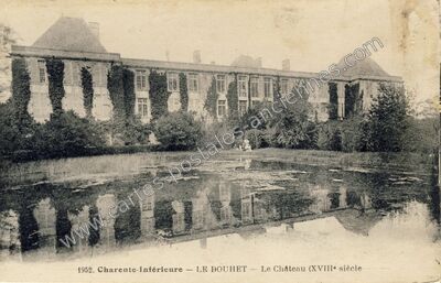 Carte postale ancienne Le Château (XVIIIe siècle — Le Douhet (Charente-Maritime)