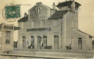 Carte postale ancienne La Gare — Le Douhet (Charente-Maritime)
