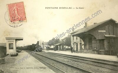 Carte postale ancienne Fontaines-d'Ozillac