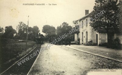Carte postale ancienne Fontenet Varaize — Fontenet (Charente-Maritime)