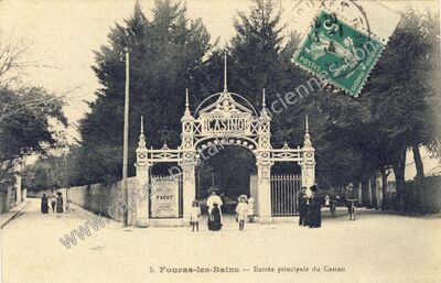 Carte postale ancienne Fouras les Bains — Fouras (Charente-Maritime)