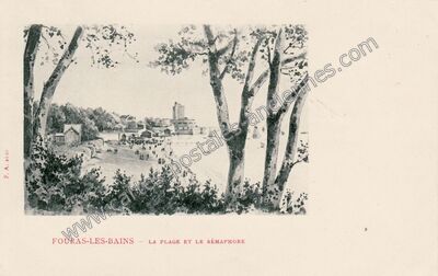 Carte postale ancienne Fouras les Bains — Fouras (Charente-Maritime)