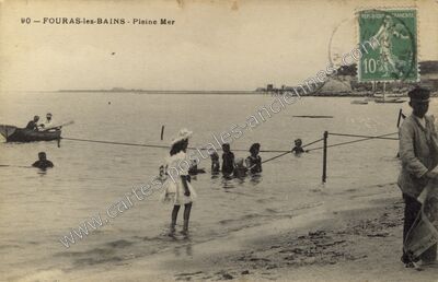 Carte postale ancienne Pleine Mer — Fouras (Charente-Maritime)