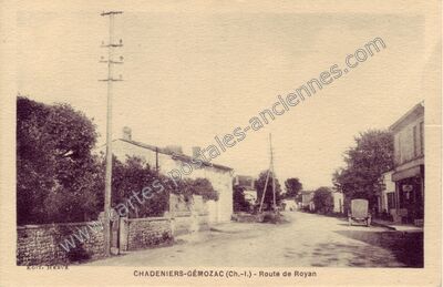 Carte postale ancienne Chadeniers Gemozac — Gémozac (Charente-Maritime)