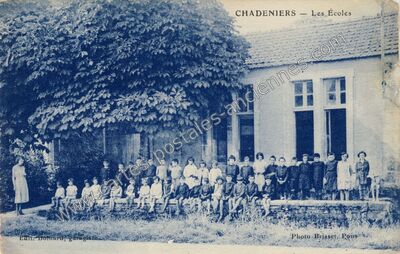 Carte postale ancienne Chadeniers — Gémozac (Charente-Maritime)