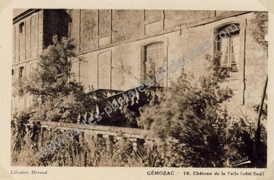 Carte postale ancienne Chateau de la Salle — Gémozac (Charente-Maritime)