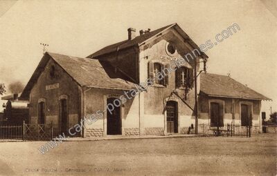 Carte postale ancienne Gemozac — Gémozac (Charente-Maritime)