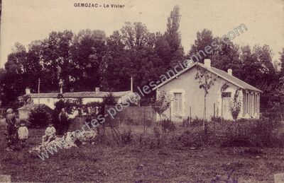 Carte postale ancienne Le Vivier — Gémozac (Charente-Maritime)