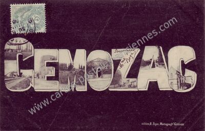 Carte postale ancienne CEMOZAC — Gémozac (Charente-Maritime)