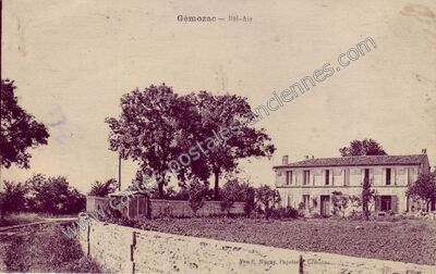 Carte postale ancienne Bel-Air — Gémozac (Charente-Maritime)