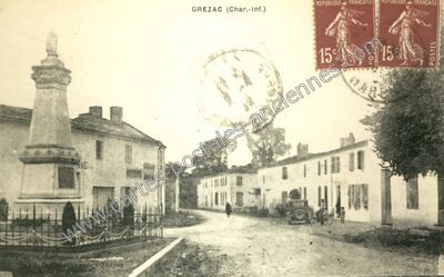 Carte postale ancienne Grezac — Grézac (Charente-Maritime)
