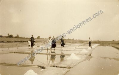 Carte postale ancienne Chalons — Le Gua (Charente-Maritime)