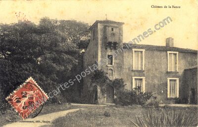 Carte postale ancienne Chateau de la Bauce — Le Gua (Charente-Maritime)