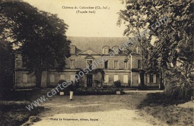 Carte postale ancienne Chateau du Colombier — Le Gua (Charente-Maritime)