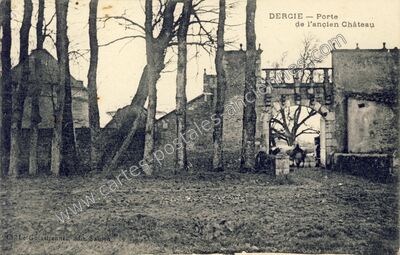 Carte postale ancienne Dercie — Le Gua (Charente-Maritime)
