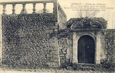 Carte postale ancienne Dercie — Le Gua (Charente-Maritime)