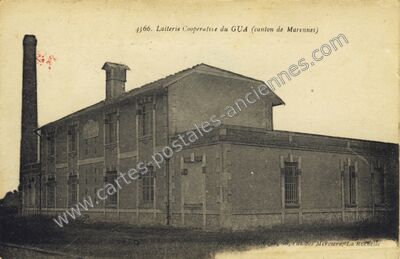 Carte postale ancienne Laiterie Coopérative du GUA — Le Gua (Charente-Maritime)