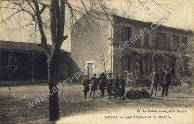 Carte postale ancienne Souhe — Le Gua (Charente-Maritime)
