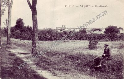 Carte postale ancienne Vue Générale — La Jard (Charente-Maritime)