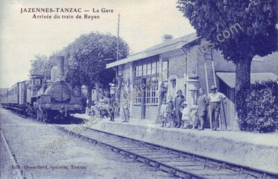 Carte postale ancienne Jazennes Tanzac — Jazennes (Charente-Maritime)