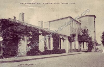 Carte postale ancienne Château Vétillard du Ribert — Jazennes (Charente-Maritime)
