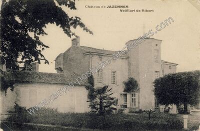 Carte postale ancienne Château de Jazennes — Jazennes (Charente-Maritime)