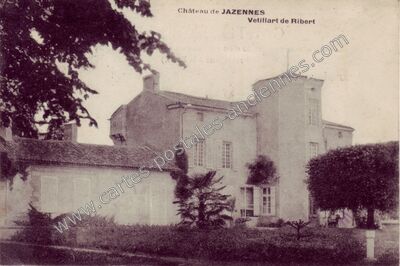 Carte postale ancienne Château de Jazennes — Jazennes (Charente-Maritime)