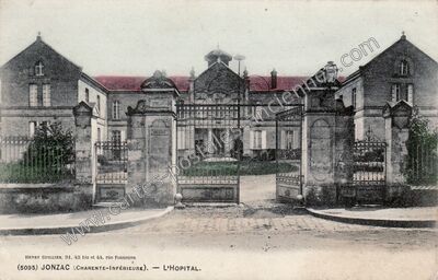 Carte postale ancienne L'HOSPITAL — Jonzac (Charente-Maritime)