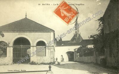Carte postale ancienne La Hains et l'Angélica — Matha (Charente-Maritime)