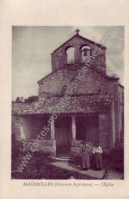 Carte postale ancienne Mazerolles