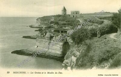 Carte postale ancienne Meschers-sur-Gironde