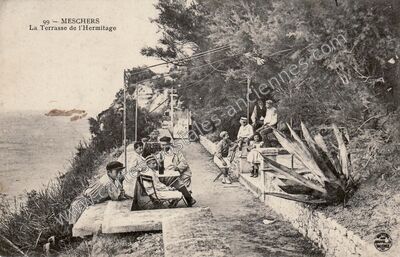 Carte postale ancienne Meschers — Meschers-sur-Gironde (Charente-Maritime)