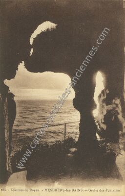 Carte postale ancienne Meschers — Meschers-sur-Gironde (Charente-Maritime)