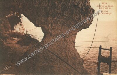 Carte postale ancienne Meschers — Meschers-sur-Gironde (Charente-Maritime)