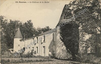 Carte postale ancienne Chateau de la Mothe — Meursac (Charente-Maritime)