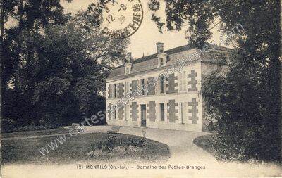 Carte postale ancienne Domaine des Petites-Granges — Montils (Charente-Maritime)