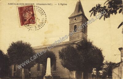 Carte postale ancienne L'Eglise — Nieulle-sur-Seudre (Charente-Maritime)