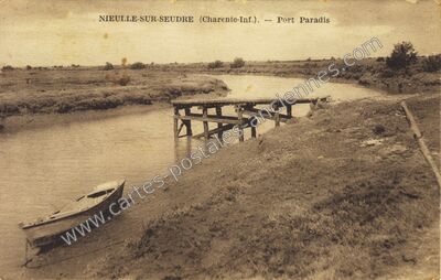 Carte postale ancienne Port Paradis — Nieulle-sur-Seudre (Charente-Maritime)