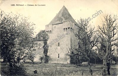 Carte postale ancienne Château de CHATENET — Rétaud (Charente-Maritime)