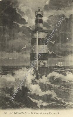 Carte postale ancienne Le Phare de Lavardin — La Rochelle (Charente-Maritime)