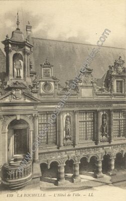 Carte postale ancienne L'Hôtel de Ville — La Rochelle (Charente-Maritime)