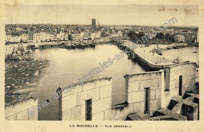 Carte postale ancienne Vue Générale — La Rochelle (Charente-Maritime)
