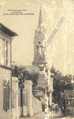 Carte postale ancienne Le Clocher — Saint-Georges-de-Didonne (Charente-Maritime)