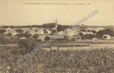 Carte postale ancienne Vue générale — Saint-Georges-de-Didonne (Charente-Maritime)