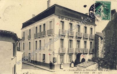 Carte postale ancienne Hôtel de l'Océan — Saint-Georges-de-Didonne (Charente-Maritime)